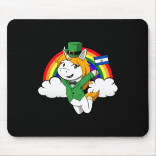 El Salvador Proud Salvadoran Flag St. Patricks Day Mousepad