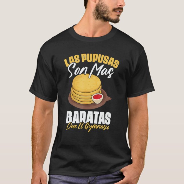 El Salvador Pupusa Salvadorian Salvadoran 2 T-Shirt (Vorderseite)