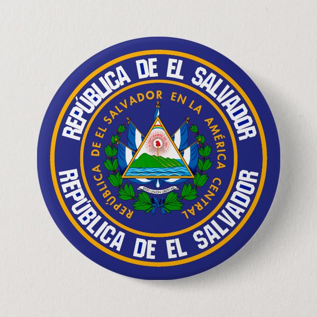 El Salvador-Runde Button (Vorderseite)