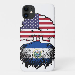 El Salvador Salvadoran American USA Tree Roots Case-Mate iPhone Hülle