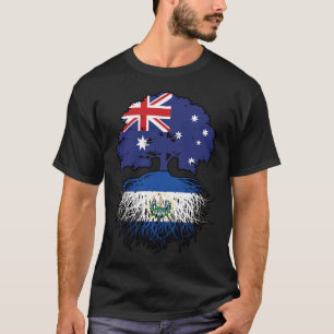 El Salvador Salvadoran Australian Australia Tree T-Shirt