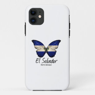 El Salvador, salvadorianische Flagge, Schmetterlin Case-Mate iPhone Hülle