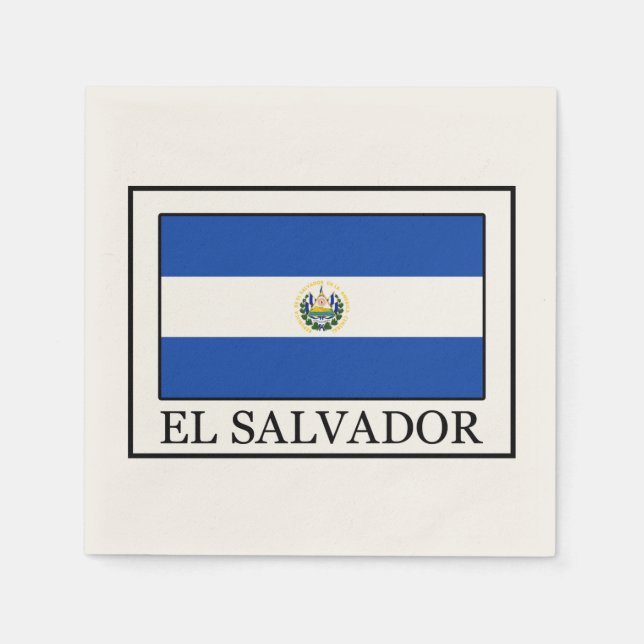 El Salvador Serviette (Vorderseite)