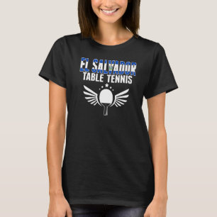 El Salvador Tischtennis-Unterstützung Salvadors Pi T-Shirt