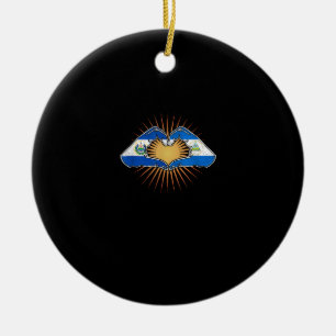 El Salvador und Nicaragua Keramik Ornament