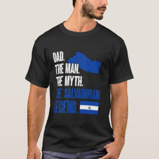 El Salvador Vater Salvadorian Legend El Salvador F T-Shirt