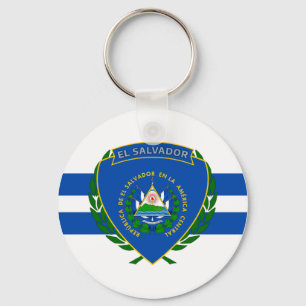 El Salvador-Wappen Schlüsselanhänger