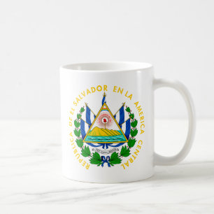 El Salvador Wappen Tasse