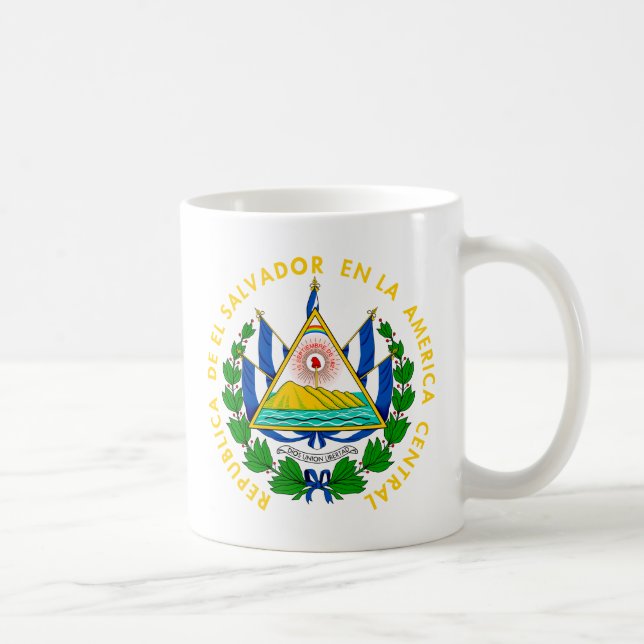 El Salvador Wappen Tasse (Rechts)