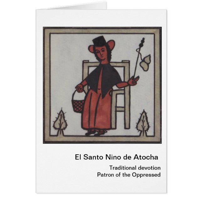 EL Santo Nino de Atocha Card (Vorne)