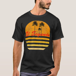 El Segundo CA Vintage Retro 70er Jahre Throwback T-Shirt