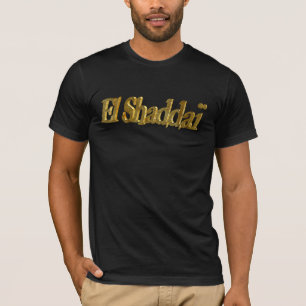 EL Shaddaï Gold 3D TRANS PNG T-Shirt