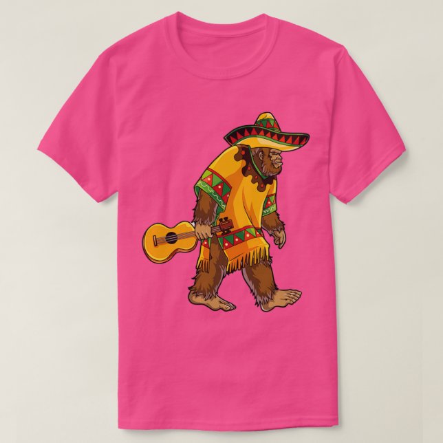 El Squatcho Bigfoot Sasquatch Mexican T Funny Gift T-Shirt (Design vorne)