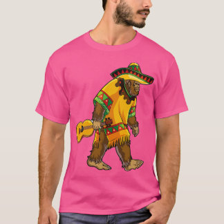 El Squatcho Bigfoot Sasquatch Mexican T Funny Gift T-Shirt