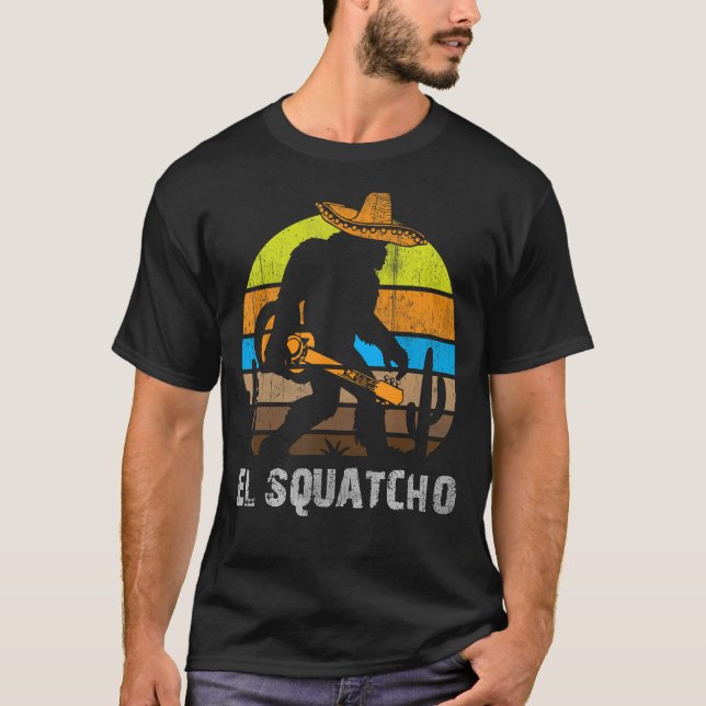El Squatcho Shirt Bigfoot T Shirt Sasquatch (Vorderseite)