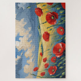 El susurro del viento en las amapolas puzzle