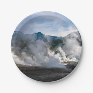 El Tatio Geysers bei San Pedro de Atacama - Chile Pappteller