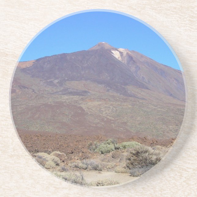 El Teide-benutzerdefinierter Untersetzer (Vorne)