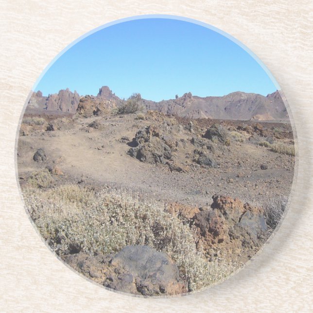 El Teide-benutzerdefinierter Untersetzer (Vorne)
