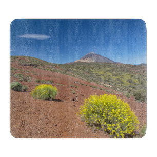 El Teide im Springtime Schneidebrett