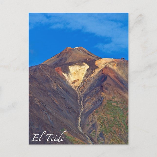 El Teide, Teneriffa, Postkarte (Vorderseite)