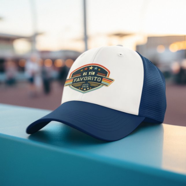 El Tío Favorito Custom Year Patch Design Truckerkappe (Von Creator hochgeladen)