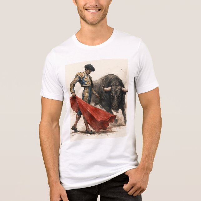 El torero y el toro Tri-Blend shirt (Vorderseite)