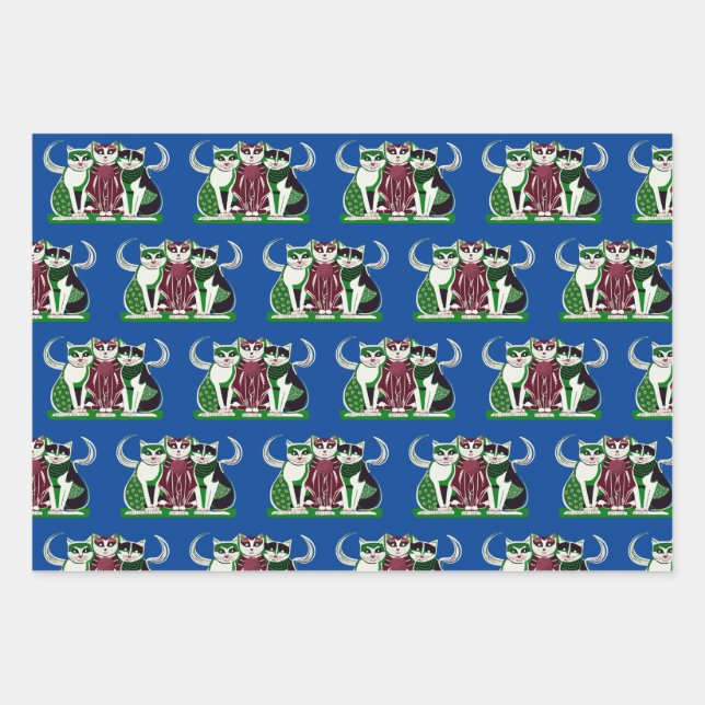 ¡El trío perfecto! Geschenkpapier Set (Vorderseite)