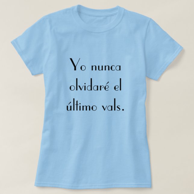EL Ultimo Vals La Oreja De-Van Gogh T-Shirt (Design vorne)