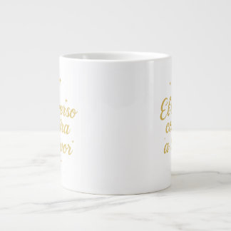 El Universo Conspira a Tu Favor ✨ | Elegant Gold Jumbo-Tasse