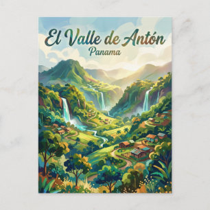 El Valle de Antón Panama Postkarte