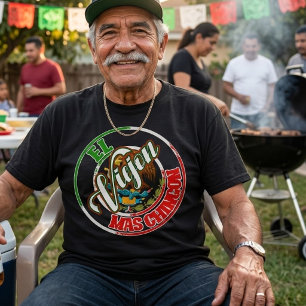 El Viejon Mas Chingon Mexikanischer Druck T-Shirt