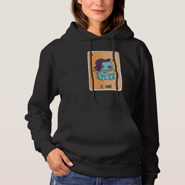 El Vudu Mexican Slang Lottery Bingo Cards   Hoodie (Vorderseite)