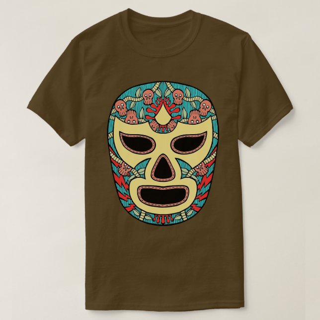 El Wrestler Lucha Libre Mexiko Luchador 1 T-Shirt (Design vorne)