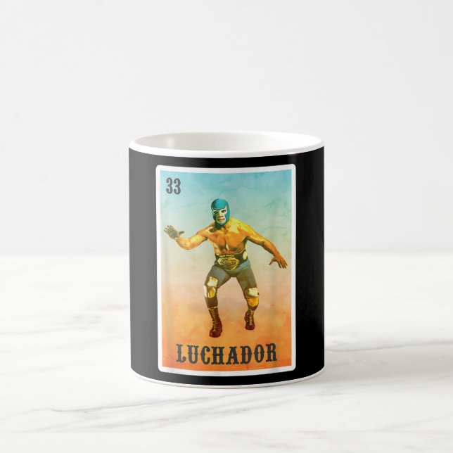 El Wrestler Lucha Libre - Mexiko Luchador Kaffeetasse (Mittel)