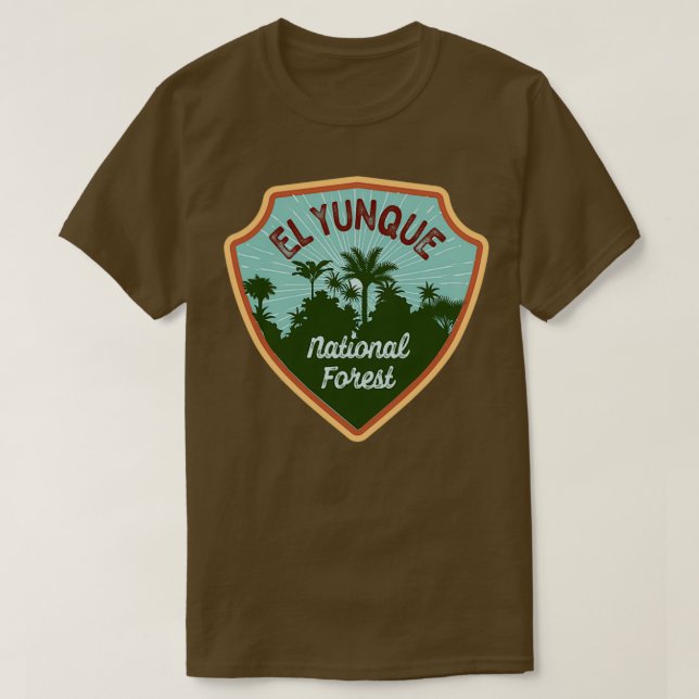 El Yunque National Forest Aufkleber III T-Shirt (Design vorne)