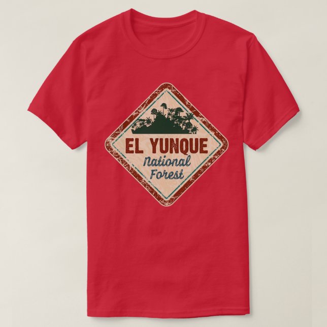 El Yunque National Forest Aufkleber VV T-Shirt (Design vorne)