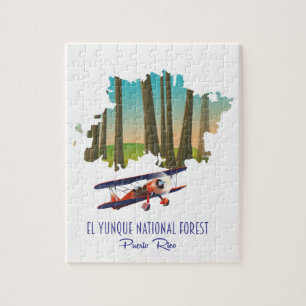 El yunque National forest puerto rico Karte Puzzle