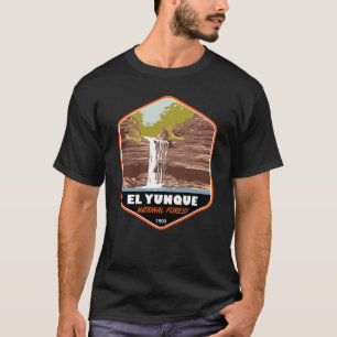 El Yunque National Forest Puerto Rico Vintage auf  T-Shirt