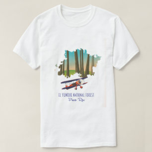 El-Yunque-Nationalpark Puerto Rico Karte T-Shirt