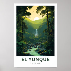 El Yunque Puerto Rico Reisen Print Poster