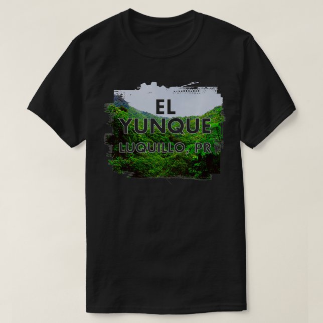 el yunque Shirt puerto rico US National Regenwald (Design vorne)