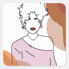 Ela Quadratischer Aufkleber