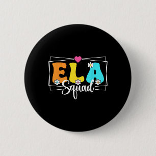 Ela Squad Lehrer Ck Zur Schule Englischsprachige K Button