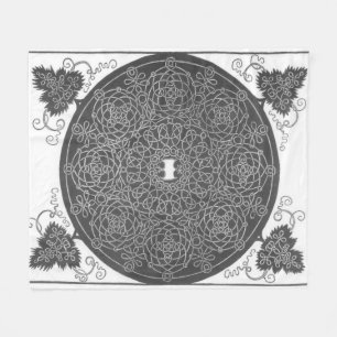 Elaborate Knot Pattern (von Albrecht Dürer) Fleecedecke