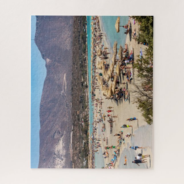 Elafonisi Beach, Chania, Kreta, Griechenland Puzzle (Vertikal)