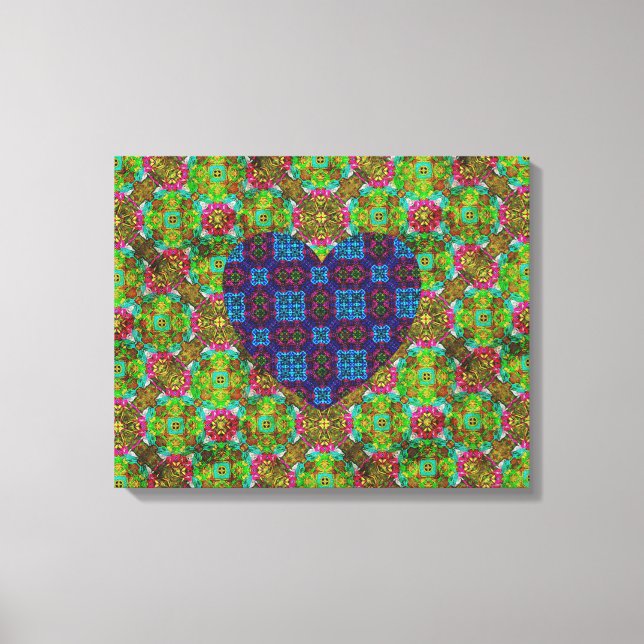 Elafonisi Heart Leinwanddruck (Vorderseite)