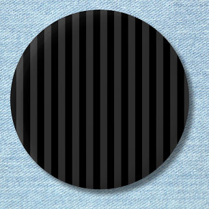 Elagnat Black & Smoky Black Vertical Stripes Button