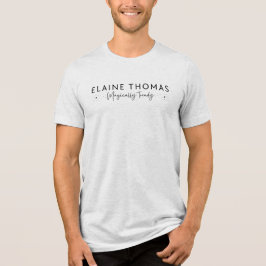 ELAINE THOMAS Magisch Trendy Wand Sparkle Black Tri-Blend Shirt