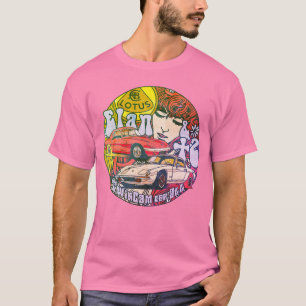 "Elan & +2" Pop, Vintage - Pink T-Shirt